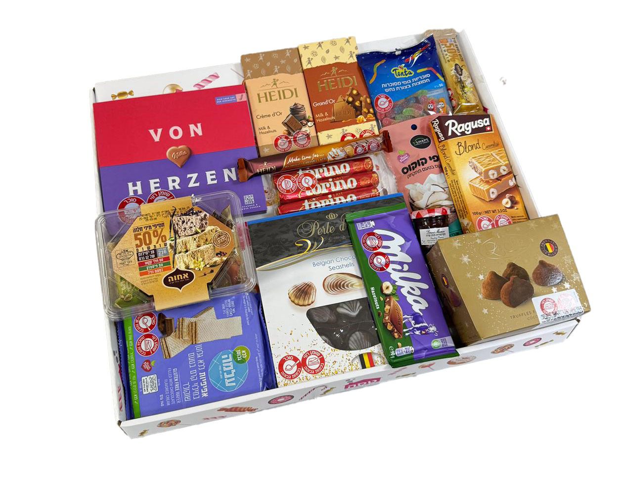 חבילת שי ענק הממתקים — מארז גדול לפסח 249 שקלים